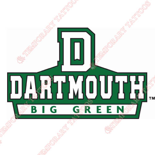 Dartmouth Big Green Customize Temporary Tattoos Stickers NO.4216